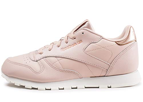 Reebok Classic Leather, Chaussures de Fitness Femme, Multicolore (RM/Bare Beige/Chalk 000), 36.5 EU