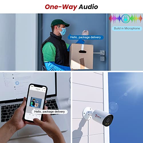 Anpviz 6Mp Bullet Poe Ip Camera With Person & Vehicle Detection, Security Ip Camera Outdoor Indoor, 100Ft Smart Color Night Vision, 2.8Mm Lens, Microsd Recording (Up To 256Gb) For 24/7 Recording #TOP3
