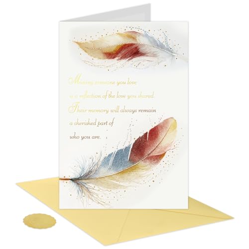 D24TIME lւ̂݃J[h - v~A AʃJ[h t Sorry for Your Loss Condolences Card & Mtg 5.5x8C` 300GSM