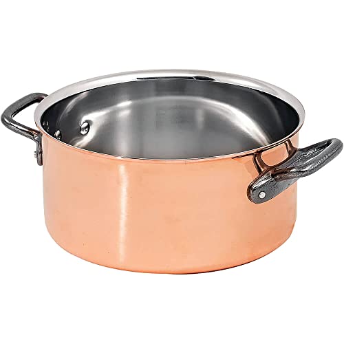 Matfer Bourgeat Copper Casserole Pot, 7 7/8 inch Matfer Bourgeat Copper Casserole Pot, 7 7/8 inch