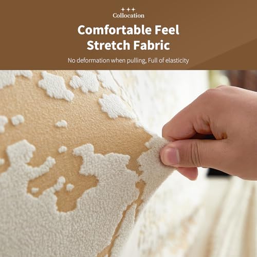 Funda de cabecero de cama elastica verde de 200 cm lavable para proteccion de muebles OBASDFD 3