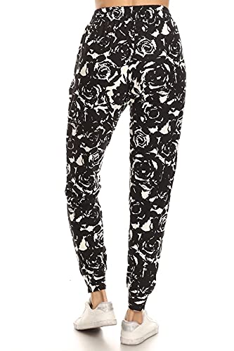 Image of Leggings Depot Premium Jogger Women's Popular Print High Waist Track Pants(S-XL)