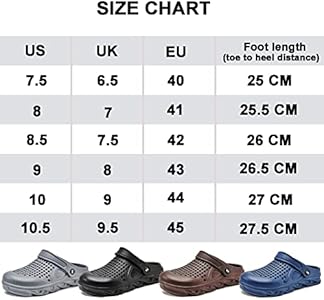 FLIOZY Tuin Klompen Mens Water Klompen Zomer Ademend Sport Sandalen Slip Op Strand Sandalen Outdoor Indoor Tu, Bruin, 42 EU