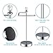 ROLABAM Heavy Weighted Towel Holder (with Crystal Ball) Standing Towel Holder - Total Height 15.7'' for Kitchen, Bathroom, Vanity - Classic Decorative Metal Hand Towel Stand, Polished Chrome