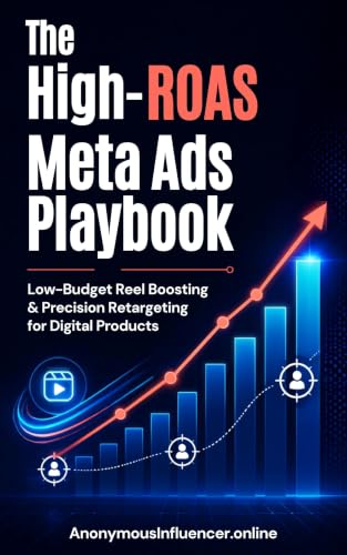 The High-ROAS Meta Ads Playbook: Low-Budget Reel Boosting & Precision Retargeting for Digital Products (The Anonymous Influencer Series Book 7) (English Edition)