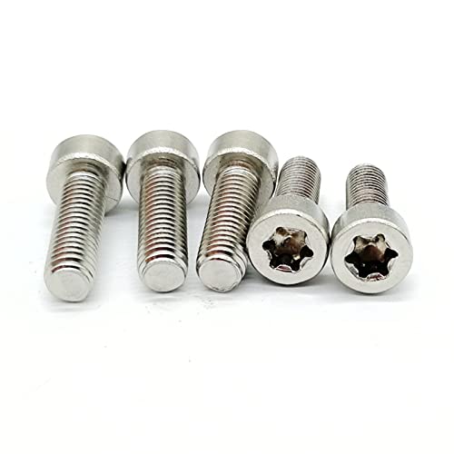 Tornillos de cabeza hexagonal de acero inoxidable TORNILLOS TORX M2 M2.5 M3 M4 M5 M6 SUS304 Seis tornillos de seguridad de la seguridad del lóbulo (Size : M6x16 (10pcs)) Cover