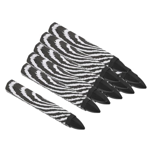 PATIKIL Lumber Marking Crayons, 24 Pack 4.1x0.6 Wax Tire Marker Drawing Crayons for Wood, Glass, Ceramics, Cartons, Cloth, Stone, Black