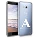 Produktbild kwmobile HTC U11 Hülle - Handyhülle für HTC U11 - Handy Case in Alphabet A Design Weiß Transparent