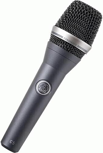 Miniatura 3 de AKG Micrófono vocal de condensador profesional C5, negro