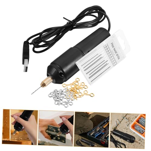 Taladro eléctrico mini manual con carga USB miniatura 7