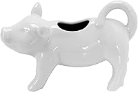 Vista 2 de Jarra de leche de cerámica, jarra de crema de porcelana en forma de cerdo, jarra de leche para café con animales lindos para el hogar, cocina y uso