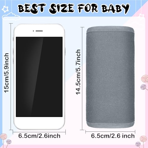 Image of Riakrum 6 Pieces Car Seat Strap Pads Covers for Baby Kids, Carseat Strap Covers Shoulder Pads, Soft Seat Belt Cover for Infant Stroller Safety Belt Cushion for Boy and Girl, 2.4 x 5.7 Inches(Gray)