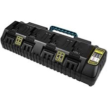 Futurebatt Fast Battery Charger DCB112 for Dewalt 12V 20V 60V Lithium-ion Battery DCB101 DCB105 DCB115 DCB107, Fit DCB120 DCB127 DCB206 DCB205 DCB204