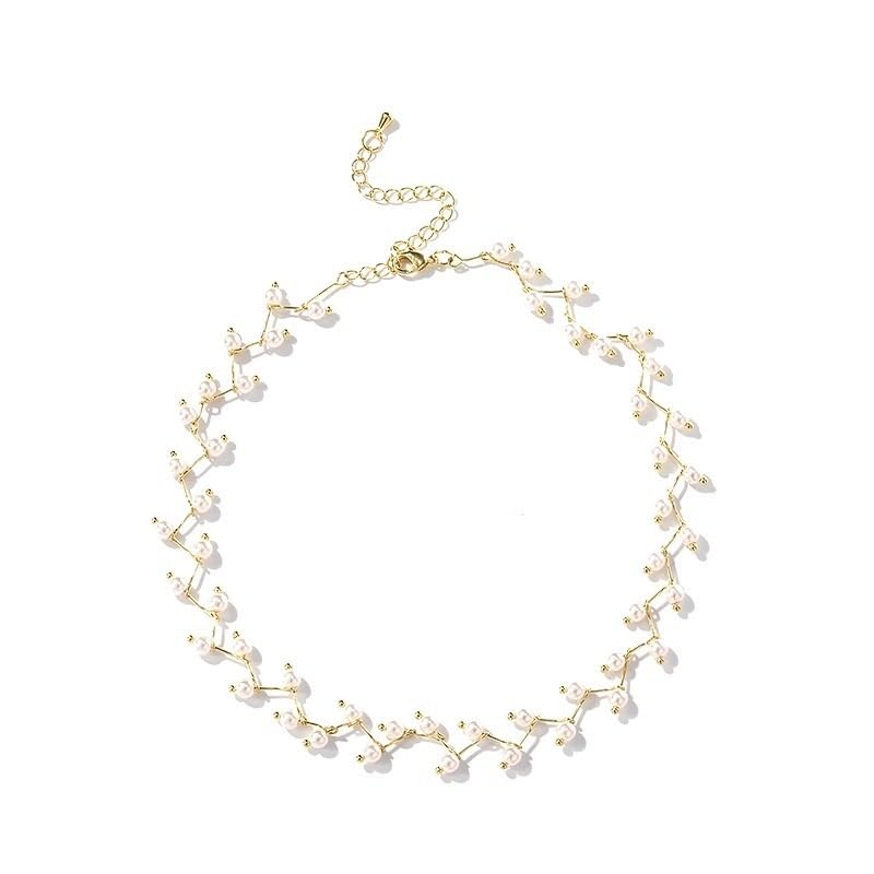 ARZONAI Elegance Multilayer White Natural Baroque Pearl Chokers Necklace for Women Simple Style Handmade DIY Wedding Party Jewelry gift for women and Girls (B0D1NVK7N1) Amazon Price History, Amazon Price Tracker