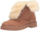 Piel sintética Aerosoles Botas de mujer Scoccia de moda, color Beige, talla 9.5