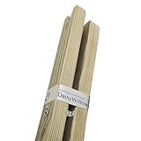 Wooden Washing Clothes Line Prop Collapsible Foldable Handmade Strong & Durable (Natural)