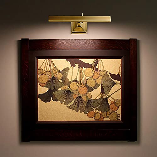 Wac Lighting Dweled, Hemmingway 14In Led Adjustable Picture Light 2700K In Burnished Brass #TOP2