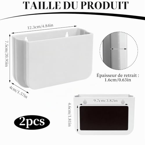 Ehanfus 2 Pièces Porte Stylos Magnétiques Pliable – vue 2