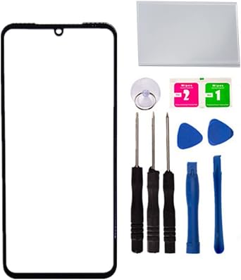Replacement Front Glass, Repair Outer Glass Lens Cover Screen +OCA for LG V60 ThinQ 5G LM-V600 6.8" Tape Tool No LCD Touch & Digitizer