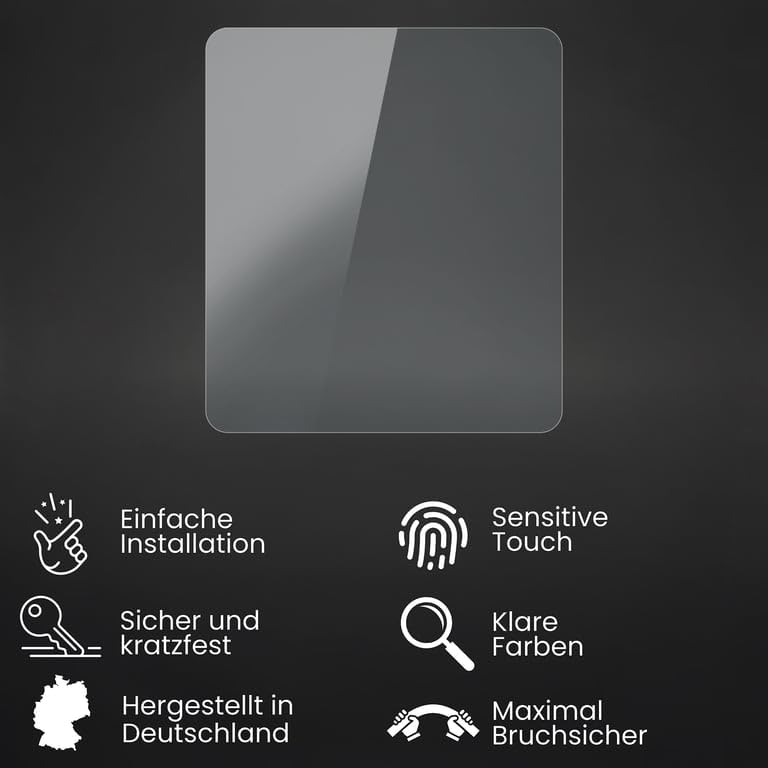 Bruni Screen Protector compatible with Ricoh WG-M2 Protector Film, crystal clear Protective Film (2X)