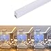 LED tube réglettes, 3000K / 4000K / 6000K T5 T8 Tube Dimmable tricolore lumineuses led Réglette - LED Intérieur Tube Fluorescent, Plafond Tube pour bureau, cuisine, chambre (T5, 5W/30CM)