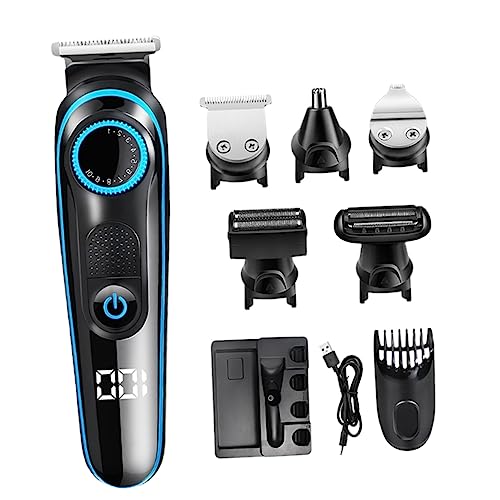 OSOLADY 1Set Clippers with LCD Display Hair Cutter for Professional Barbers and Home Grooming Ergonomic Design Rechargeable and Portable