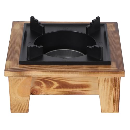 Leapiture Outdoor Furnace Mini Countertop Stove Camping BBQ Grill Rotisserie Grill Oven Travel Picnic Grill Backyard Cooking Stove 14.5 x 14.5 x 8.5cm