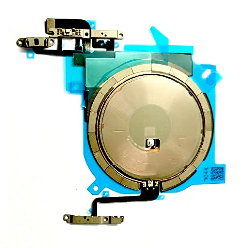YESUN NFC Chip Wireless Charging Charger Panel Coil Sticker with Power Volume Button Flex Cable Replacement for iPhone 12 & 12 Pro