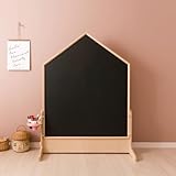 Comme Moi Double-Sided Drawing Board - Art Easel for Kids, Chalkboard & Magnetic Whiteboard, Pizarras para Niños, (Natural Wood, Premium Birch), (Made in Korea), Ideal for Toddlers and Classroom Use