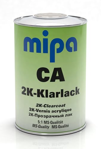 MIPA 2K-Klarlack CA 1 Liter,Festkörperreicher 2K-MS-Klarlack