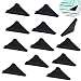 YouU 3mm Protectores de Esquina de plástico Negro Cojín Protector de Esquina de Vidrio con Tres Esquinas 20 piezas