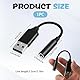 EuAcesry USB A auf 3.5mm Klinke Aux Adapter, USB Stereo Audio Adapter Kabel Externe Soundkarte, für Headset, Lautsprecher, Mikrofon, Laptop, PC - Schwarz (Hinweis: Nicht für TV)