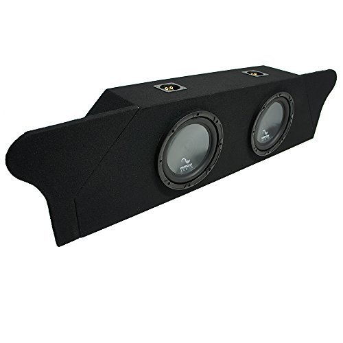 Harmony Audio R104 Dual 10" Sub Box Enclosure Compatible with 2010-2015 Chevy Camaro Coupe Trunk