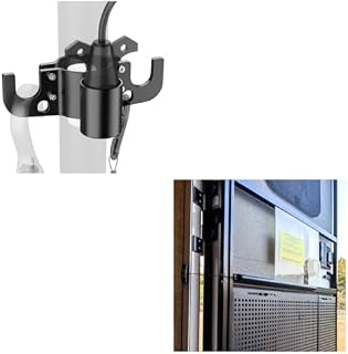 Aluminum Trailer Towing Chain Organizer+RV Screen Door Closer with Adjustable Tension