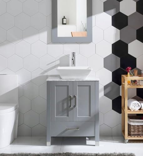 Homecart 24 Gray Bathroom Vanity