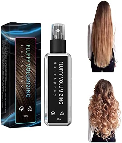 CrusJia 2023 New Glee Ice Hair Thickener Spray - Natural Plant Protein Hair Thickening Spray, Fluffy Volumizing Hair Spray, Non Greasy & Non Sticky Magic Styling Gel for All Hair Types (1 PC - 30 ML)