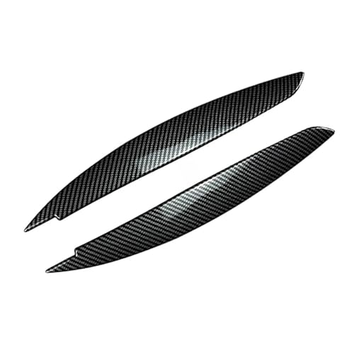 Rénover phares usés BMW série 1 avec sourcils de voiture adhésifs style carbone