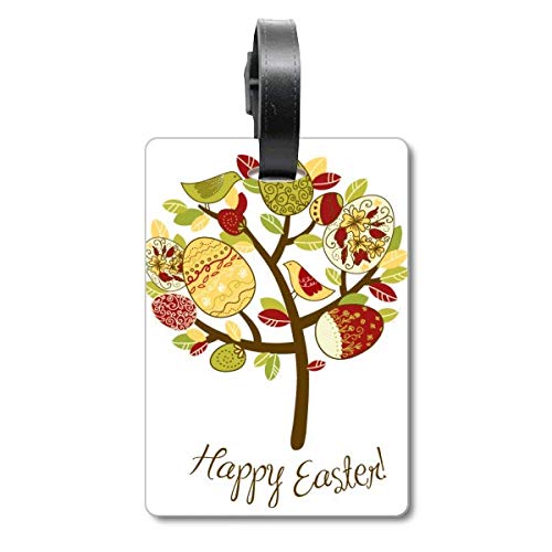 Étiquette de valise voyage Happy Easter accessoire bagage