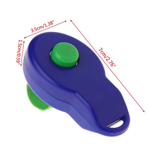 CQEAZ Clicker für Hunde und Hunde, mit elastischem Fingerband, für Pferde, Outdoor-Training