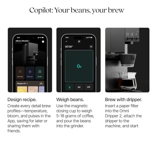 Image of xBloom Studio Coffee Machine, Drip Coffee Maker, Grinder&Scale, AppControl
