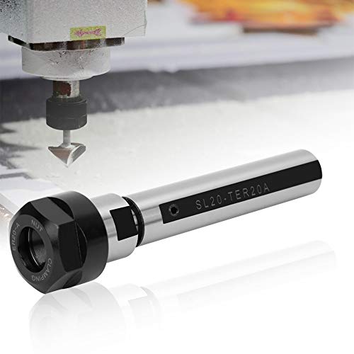 Foto von Jeanoko Spannstange mit gerade Schaft Verlängerungsstange Einziehbare Spannzange CNC-Maschinenhalter Spannzangenfutter Zubehör für Drehmaschinen für Bohrmaschinen