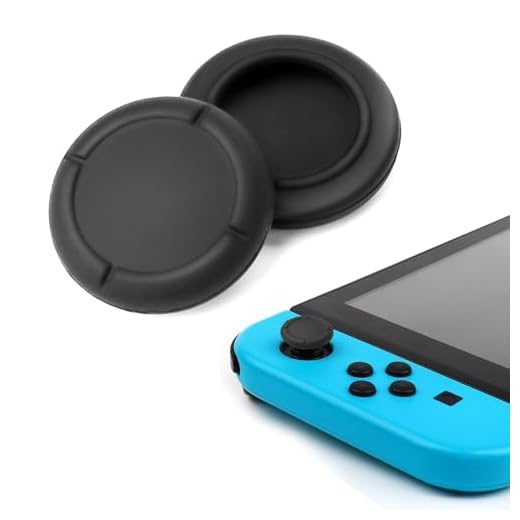 2 Piezas Agarres para el Pulgar, Tapas de Joystick de Repuesto Caps Thumb Grips de Silicona Joystick Replacement Joystick Covers Tapas de Joysticks Protector Mando Joystick Agarre para el Pulgar