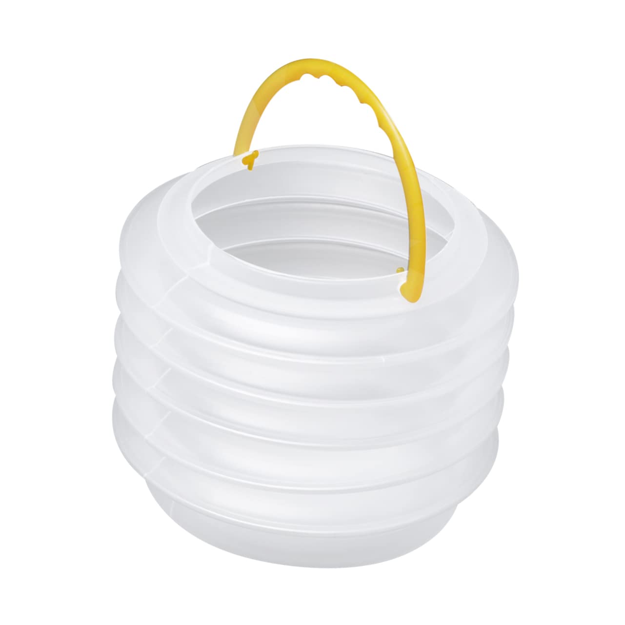 KOMBIUDA 12pcs Collapsible Brush Washing Bucket Portable Folding Paint Brush Cup for Art Class Outdoor Travel