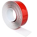 Floor Transition Strip 2" Self Adhesive Flat Vinyl Flooring Transitions Strip with Strong Backing (5cm, 10FT, White)