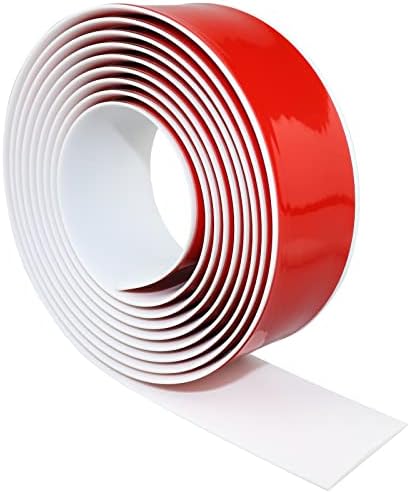 Floor Transition Strip 2" Self Adhesive Flat Vinyl Flooring Transitions Strip with Strong Backing (5cm, 10FT, White)