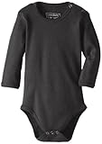 L'ovedbaby Unisex-Baby Newborn Organic Long-Sleeve Bodysuit, Gray, 6/9 Months