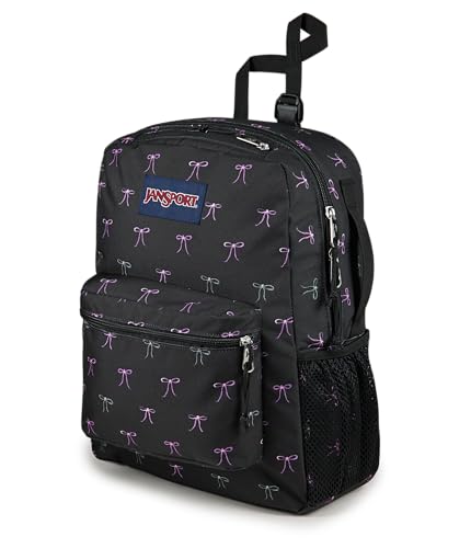 Image of JanSport Central Adaptive Backpack - Wheelchair & Walker Compatible, Tuck-Away Shoulder Straps, Adjustable Backrest Loops & Anchor Straps, Iconic Design, Bad Bows