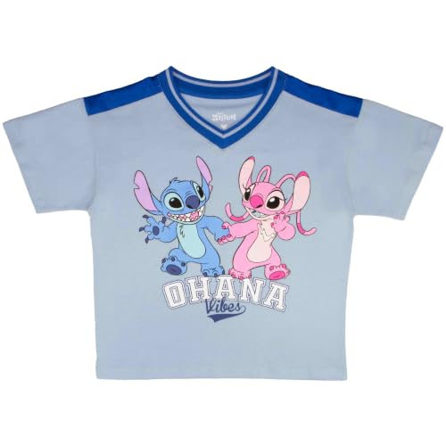 Image of Disney Princess, Lilo and Stitch, Minnie Mouse, Moana and Frozen Girls 2-Piece Sets - Short Sleeve T-Shirt and Skort for Kids
