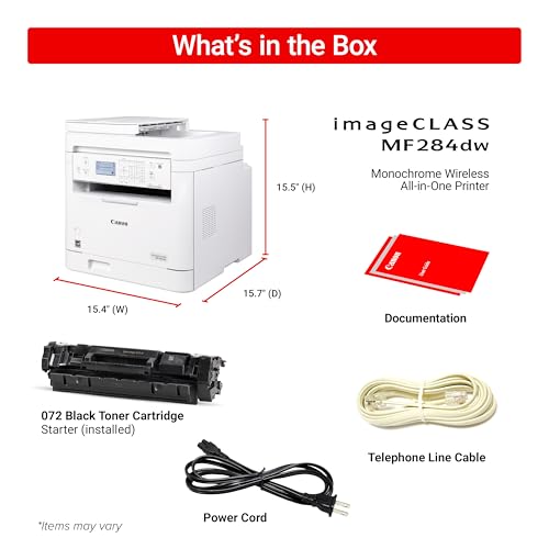 Canon imageCLASS MF284dw Multifunction Wireless Monochrome Laser Printer - image 5