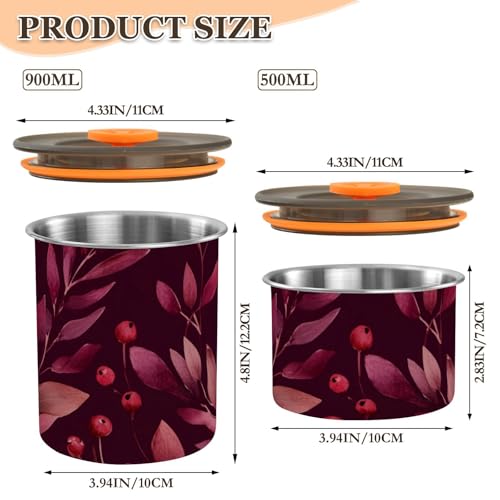 Contenedor Hermético para Café Acero Inoxidable 500ml miniatura 3